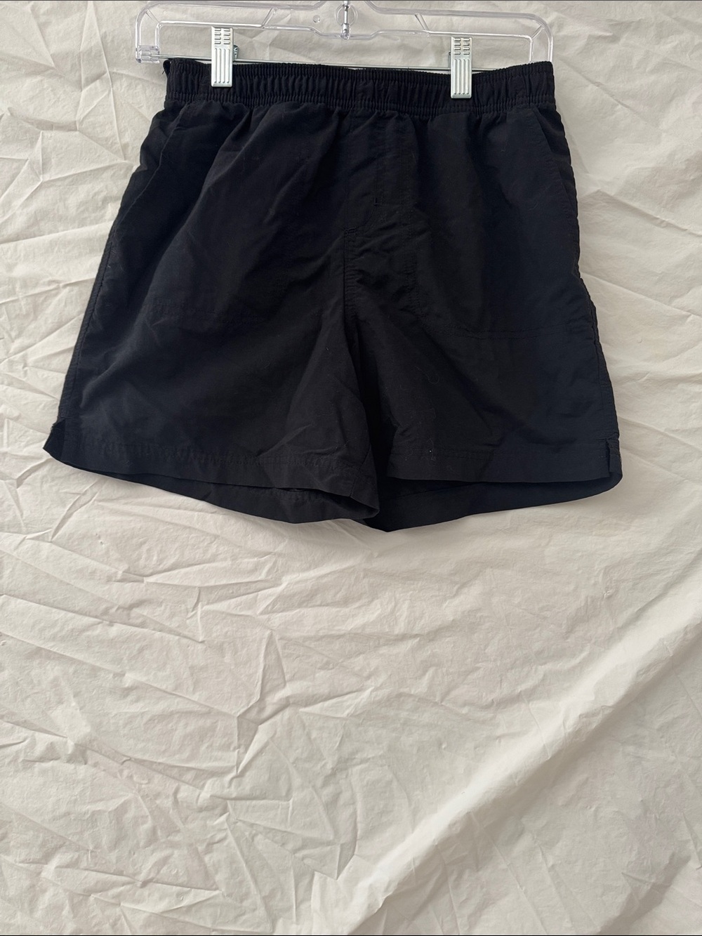 Columbia Outdoor 5 inch Inseam Black Elastic Waist Athletic Shorts